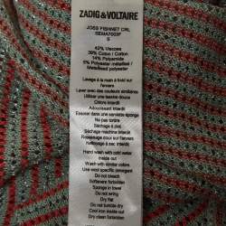 Zadig & Voltaire Multicolor Lurex Knit Tank Top S