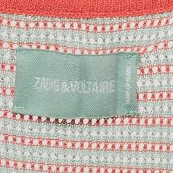 Zadig & Voltaire Multicolor Lurex Knit Tank Top S