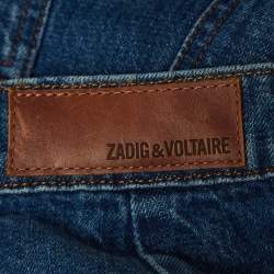 Zadig & Voltaire Blue Denim Juny Bleu Mini Skirt M
