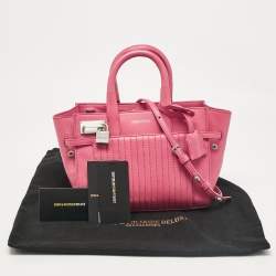 Zadig & Voltaire Pink Leather XS Candide Tote