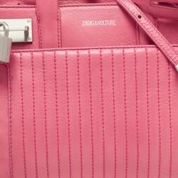 Zadig & Voltaire Pink Leather XS Candide Tote