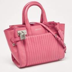 Zadig & Voltaire Pink Leather XS Candide Tote