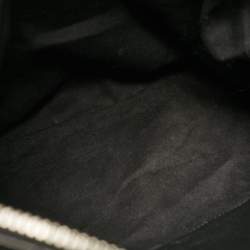 Zadig & Voltaire Black Leather Zip Boston Bag