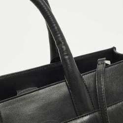 Pre Owned Zadig & Voltaire Candide Embellished Medium Black Leather Tote