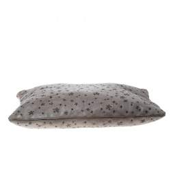 Zadig and Voltaire Grey Printed Leather Clutch
