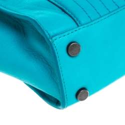 Zadig and Voltaire Blue Leather XS Candide Tote
