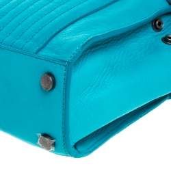 Zadig and Voltaire Blue Leather XS Candide Tote