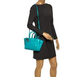 Zadig and Voltaire Blue Leather XS Candide Tote