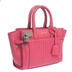 Zadig and Voltaire Pink Leather XS Candide Tote