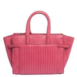 Zadig and Voltaire Pink Leather XS Candide Tote