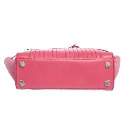 Zadig and Voltaire Pink Leather XS Candide Tote