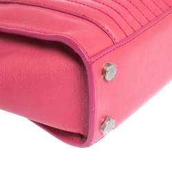 Zadig and Voltaire Pink Leather XS Candide Tote