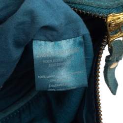 Zadig and Voltaire Blue Suede Clutch