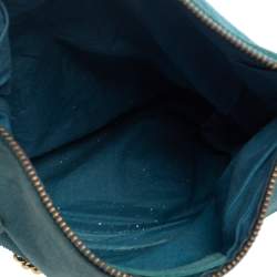 Zadig and Voltaire Blue Suede Clutch