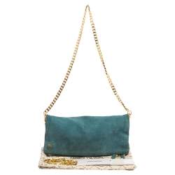 Zadig and Voltaire Blue Suede Clutch