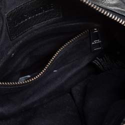 Pre Owned Zadig & Voltaire Black Leather Sunny Satchel