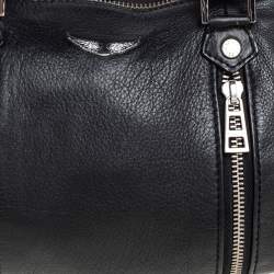 Pre Owned Zadig & Voltaire Black Leather Sunny Satchel