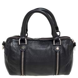 Pre Owned Zadig & Voltaire Black Leather Sunny Satchel