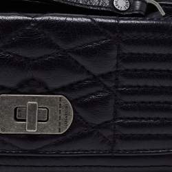 Zadig and Voltaire Black Quilted Leather Continental Wallet