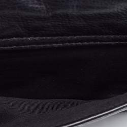 Zadig and Voltaire Black Quilted Leather Continental Wallet