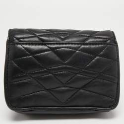 Zadig and Voltaire Black Quilted Leather Skinny Love Crossbody Bag