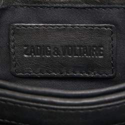 Zadig and Voltaire Black Quilted Leather Skinny Love Crossbody Bag