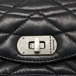 Zadig and Voltaire Black Quilted Leather Skinny Love Crossbody Bag