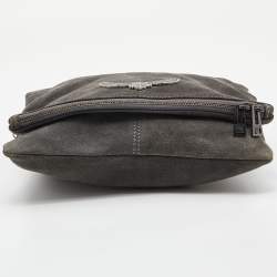 Pre Owned Zadig & Voltaire Grey Suede  Rock Crossbody Bag 