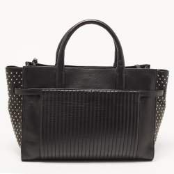 Zadig & Voltaire Black Leather Large Candide Top Handle Bag
