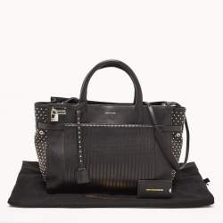 Zadig & Voltaire Black Leather Large Candide Top Handle Bag
