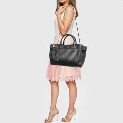 Zadig & Voltaire Black Leather Large Candide Top Handle Bag