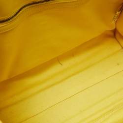 Zadig & Voltaire Yellow Leather Medium Candide Tote
