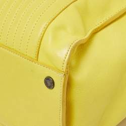 Zadig & Voltaire Yellow Leather Medium Candide Tote