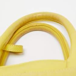 Zadig & Voltaire Yellow Leather Medium Candide Tote