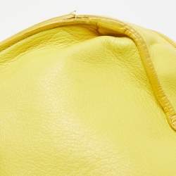 Zadig & Voltaire Yellow Leather Medium Candide Tote