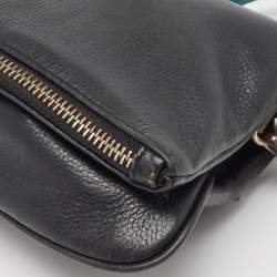 Pre Owned Zadig & Voltaire Black Leather Rock Clutch
