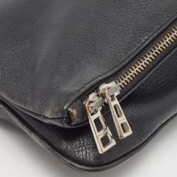 Pre Owned Zadig & Voltaire Black Leather Rock Clutch