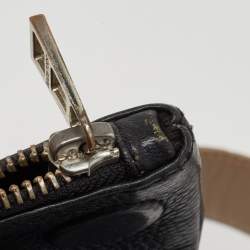 Pre Owned Zadig & Voltaire Black Leather Rock Clutch