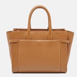 Zadig and Voltaire Cognac Leather Medium Candide Top Handle Bag