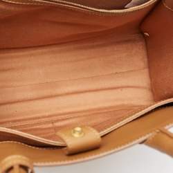 Zadig and Voltaire Cognac Leather Medium Candide Top Handle Bag