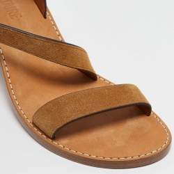 Zadig & Voltaire Brown Leather Cecilia Caprese Sandals Size 41