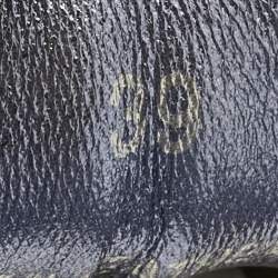 Pre Owned Zadig and Voltaire White Leather Studded Low Top Sneakers Size 39