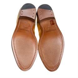 Pre Owned Zadig And Voltaire Metallic Gold Leather Pilar Ankle Boots Size 40