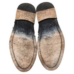 Pre Owned حذاء بوت كاحل زادك آند فولتير لاورين جلد أسود مقدمة مرصع مقاس 41