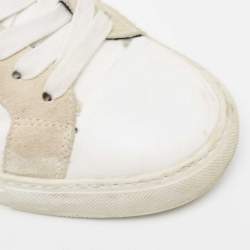 Pre Owned Zadig & Voltaire White Low Top Sneakers Size 38
