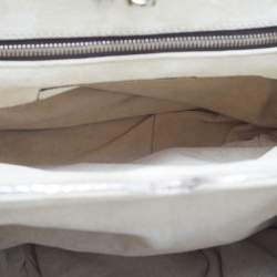 Pre Owned حقيبة هوبو زاغلياني منفوخة جلد ثعبان معدني وردي