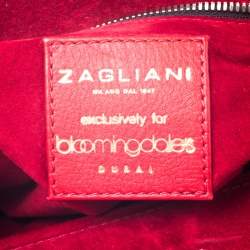 Zagliani Multicolor Python Small Puffy Bag