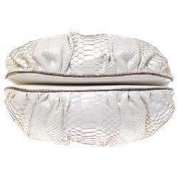 Zagliani Multicolor Python Small Puffy Bag