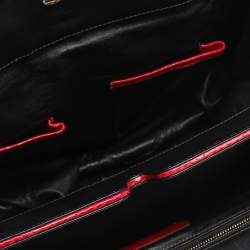 Zagliani Red Python Puffy Hobo
