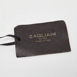 Zagliani Green Python Large Hobo